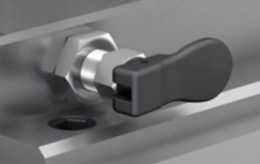 Blokkeerbout met excenterhefboom