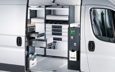Innovatieve bedrijfswageninrichting 