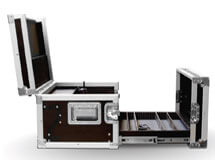 Geleider in flightcase